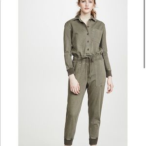 James Purse Mixed Media Jumpsuit STUNNING ON!